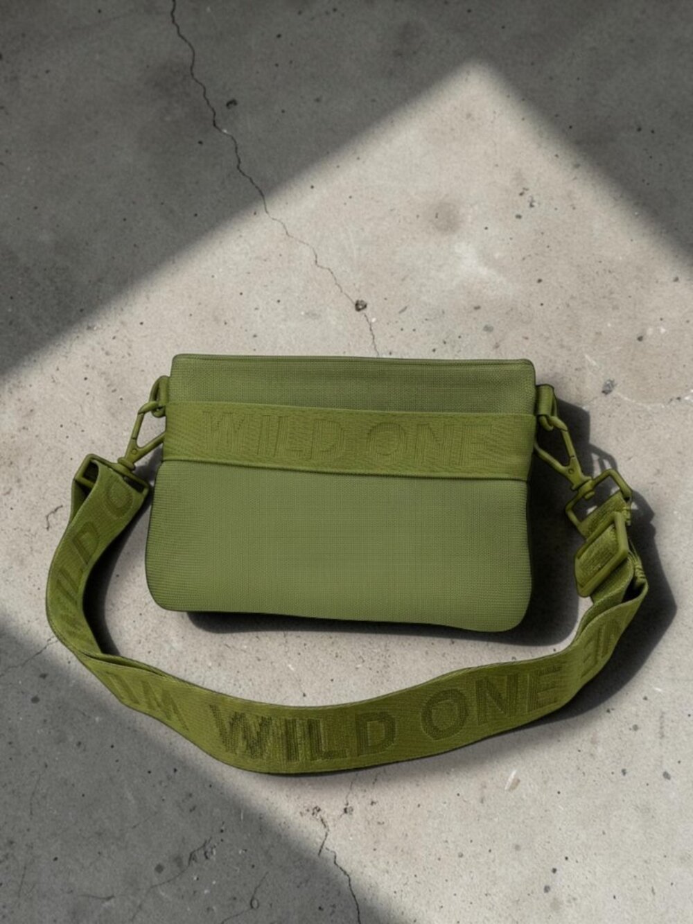 Wild One Everyday Recycled Moss Green Crossbody Bag